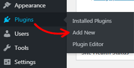 Plugins Add New Button
