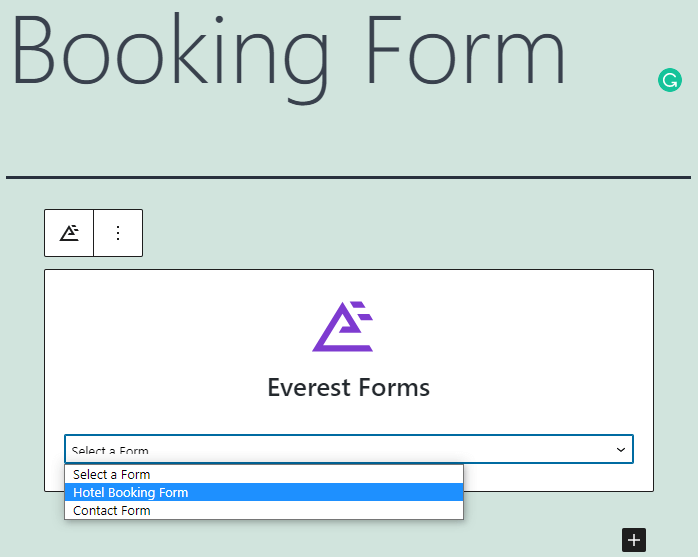 Select Forms Radio Button