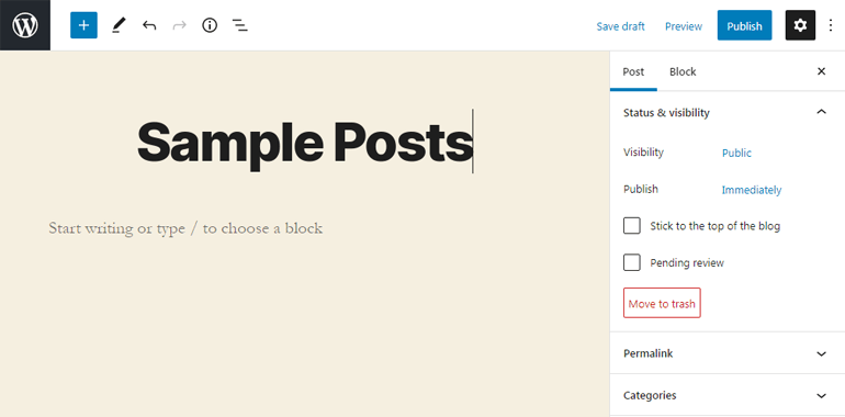 Adding New Posts WordPress Website Tutorial