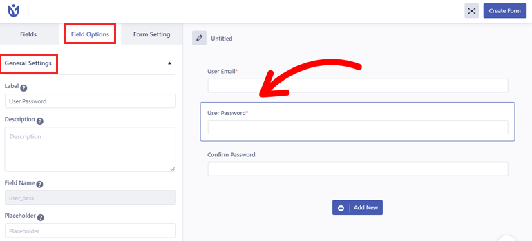 General Settings Add Password Field in WordPress Registration Form