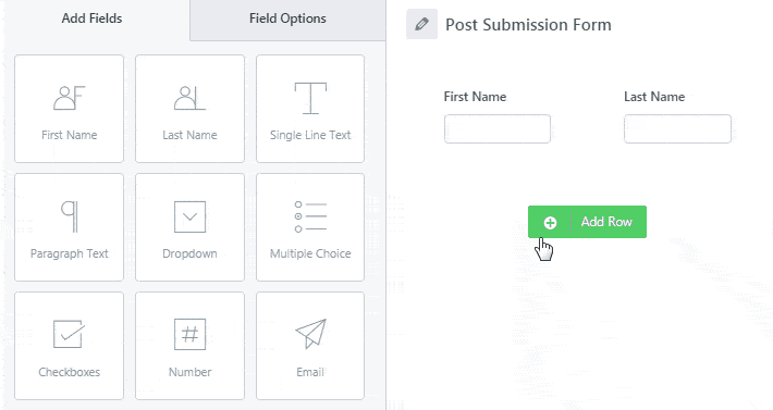 Drag and Drop Fields in Post Submission Form How to Allow Users to Post on WordPress Website