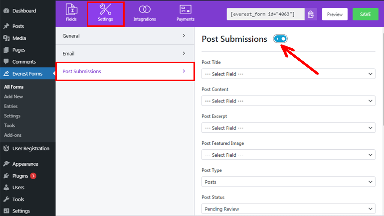 Enabling Post Submission Allow Users to Post on WordPress