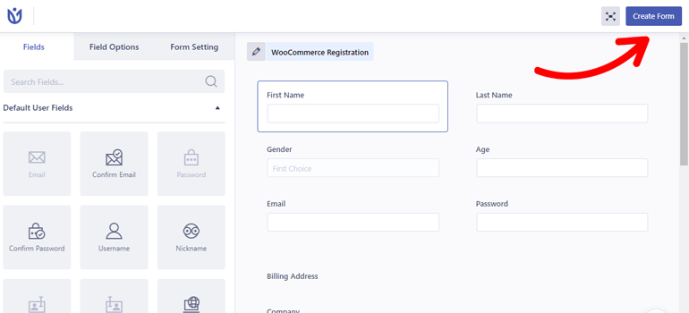 Create Custom WooCommerce User Registration Form with Extra Fields