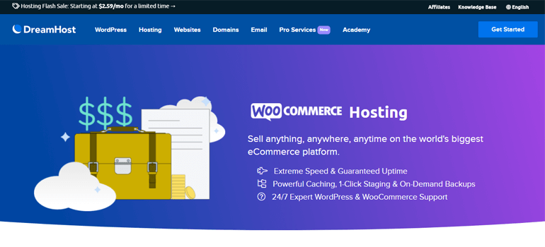 DreamHost WordPress WooCommerce Hosting