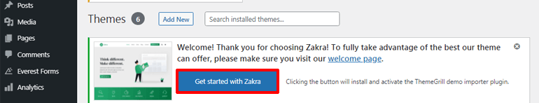 Getting Started with Zakra