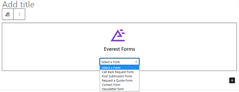 Select the Required Form WordPress Contact Form with Date Time Picker Calendar