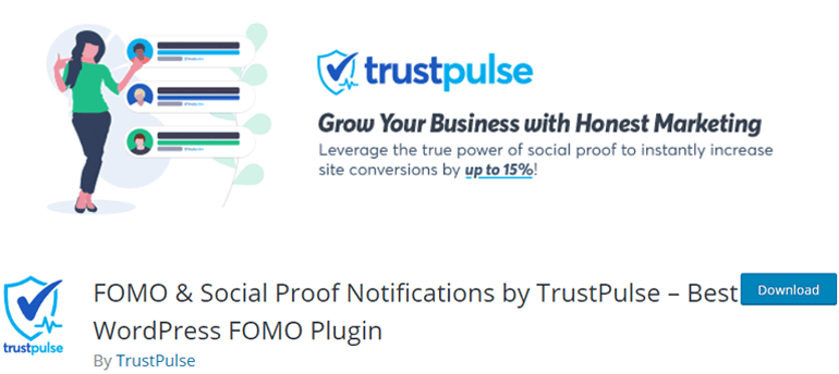 TrustPulse Magnificient Social Proof Application