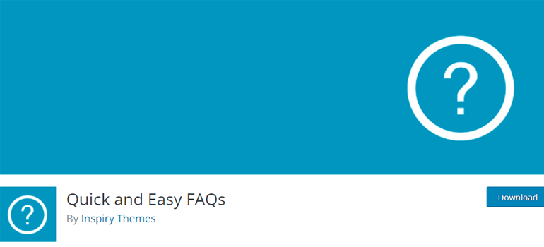 Quick and Easy FAQs WordPress Plugin