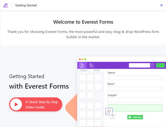 Welcome to Everest Forms