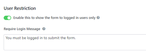 User Login Status Restriction