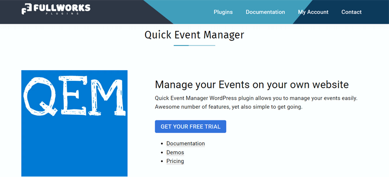 Quick Event Manager Plugin