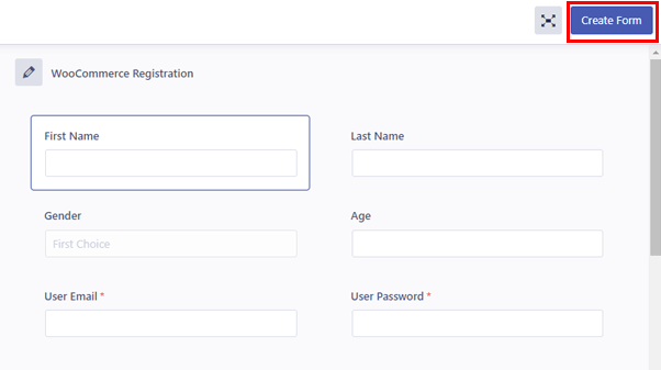 Create WooCommerce Registration Form