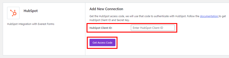 Paste Client ID WordPress HubSpot Form