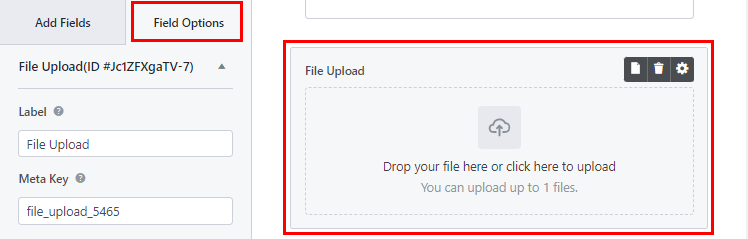 File Upload Field