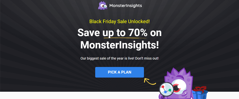 MonsterInsights Sale