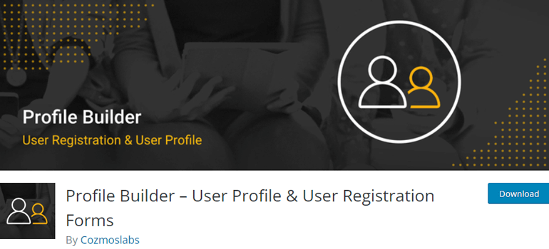 Profile Builder WordPress Plugin for User Profiles