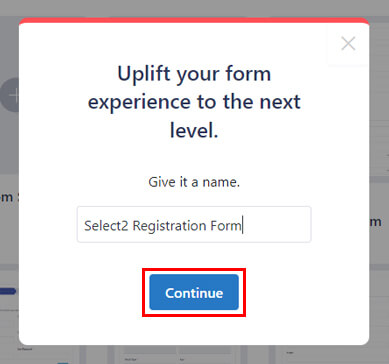 Select2 WordPress Registration Form Title