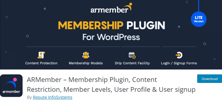 ARMember Membership Plugin